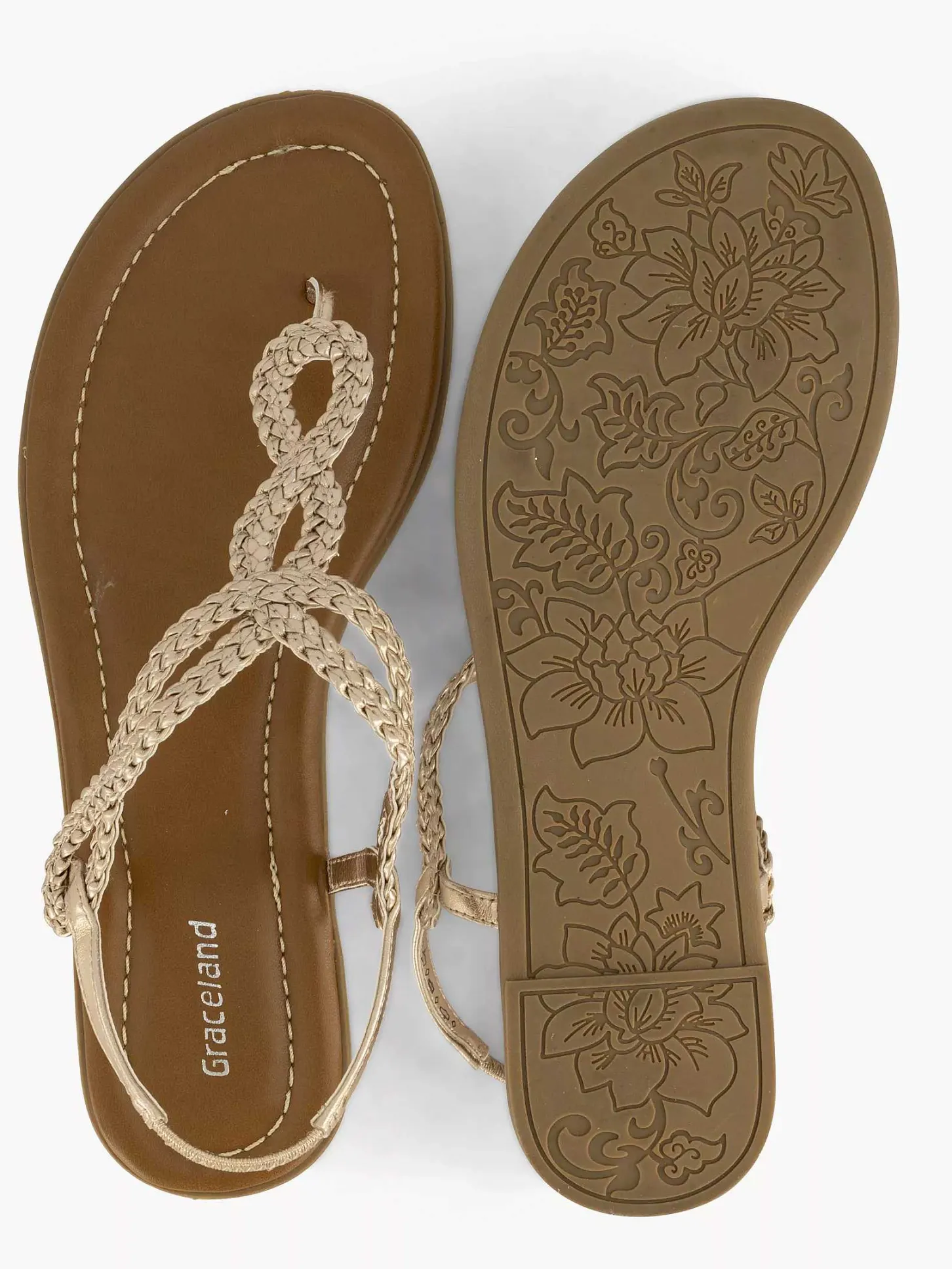 Best Rosegouden Sandaal Dames Sandalen