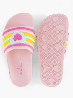 Roze Badslipper Kinderen Babyschoenen