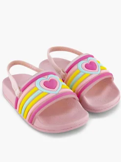 Roze Badslipper Kinderen Babyschoenen