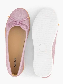 Hot Roze Ballerina Sierstrik Kinderen Jongensschoenen