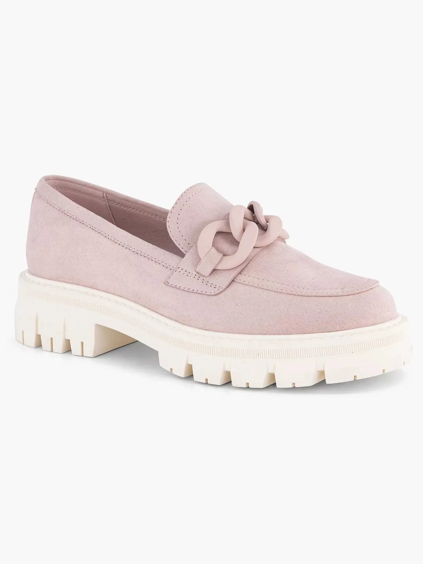 Sale Roze Chunky Loafer Sierketting Dames Instappers
