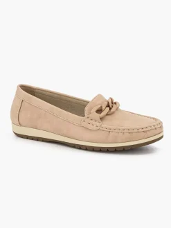 Sale Roze Instapper Sierketting Dames Comfort Schoenen