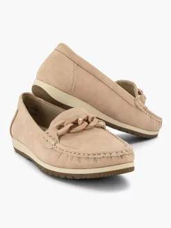 Sale Roze Instapper Sierketting Dames Comfort Schoenen