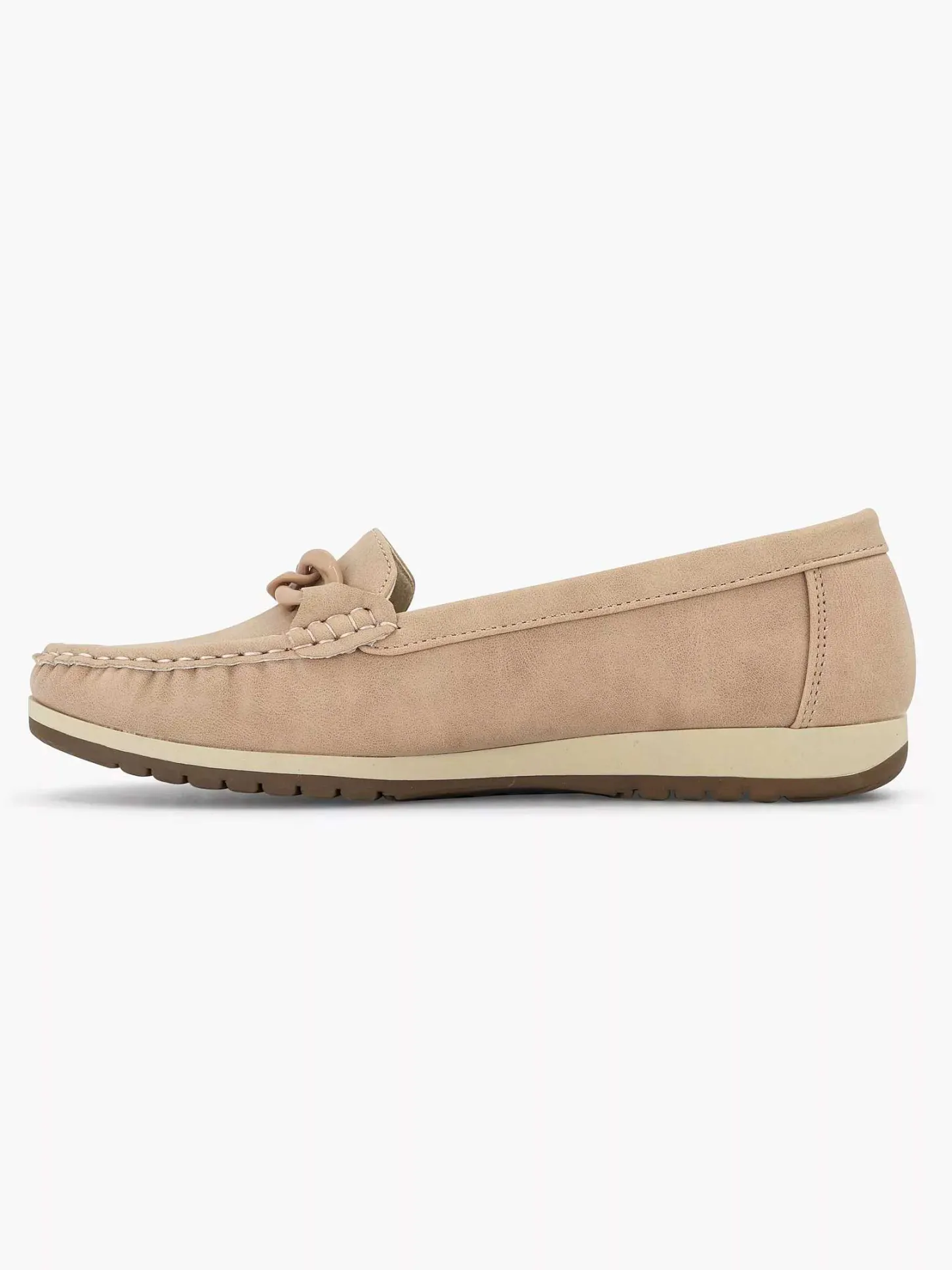Sale Roze Instapper Sierketting Dames Comfort Schoenen