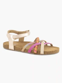 Outlet Roze Leren Sandaal Kralen Kinderen Jongensschoenen
