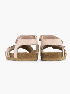 Hot Roze Leren Sandal Klittenband Kinderen Jongensschoenen