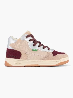 Hot Roze Leren Sneaker Kinderen Babyschoenen