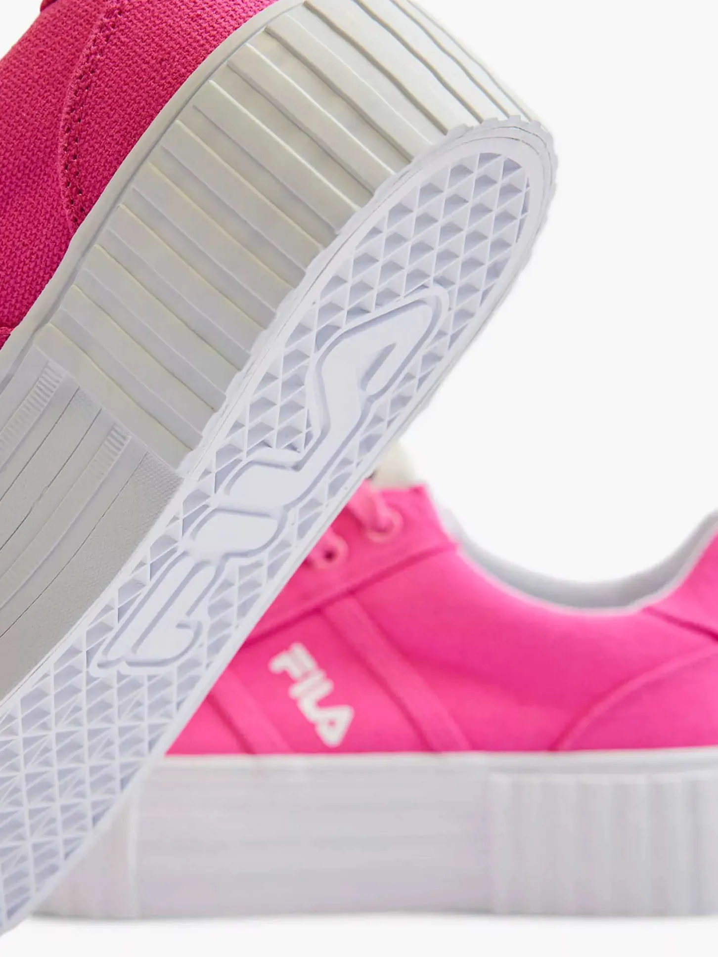 Discount Roze Platform Canvas Sneaker Dames Sneakers