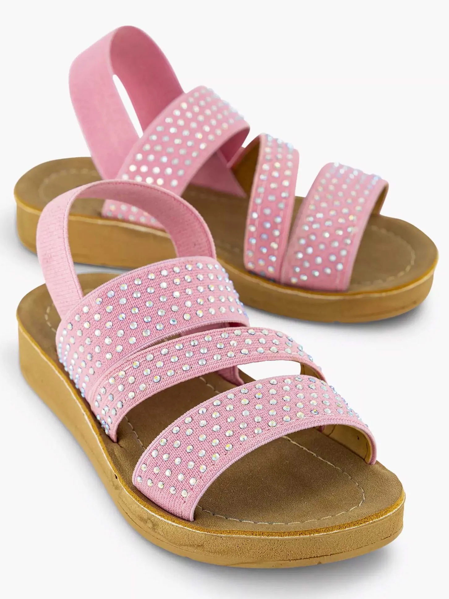 New Roze Sandaal Steentjes Kinderen Jongensschoenen