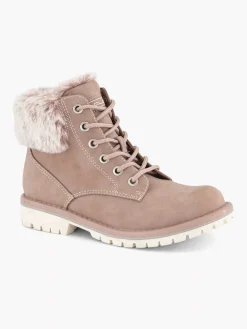 Outlet Roze Veterboot Kinderen Jongensschoenen