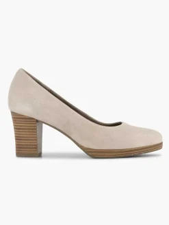 Sale Taupe Beige Comfort Pump Dames Comfort Schoenen