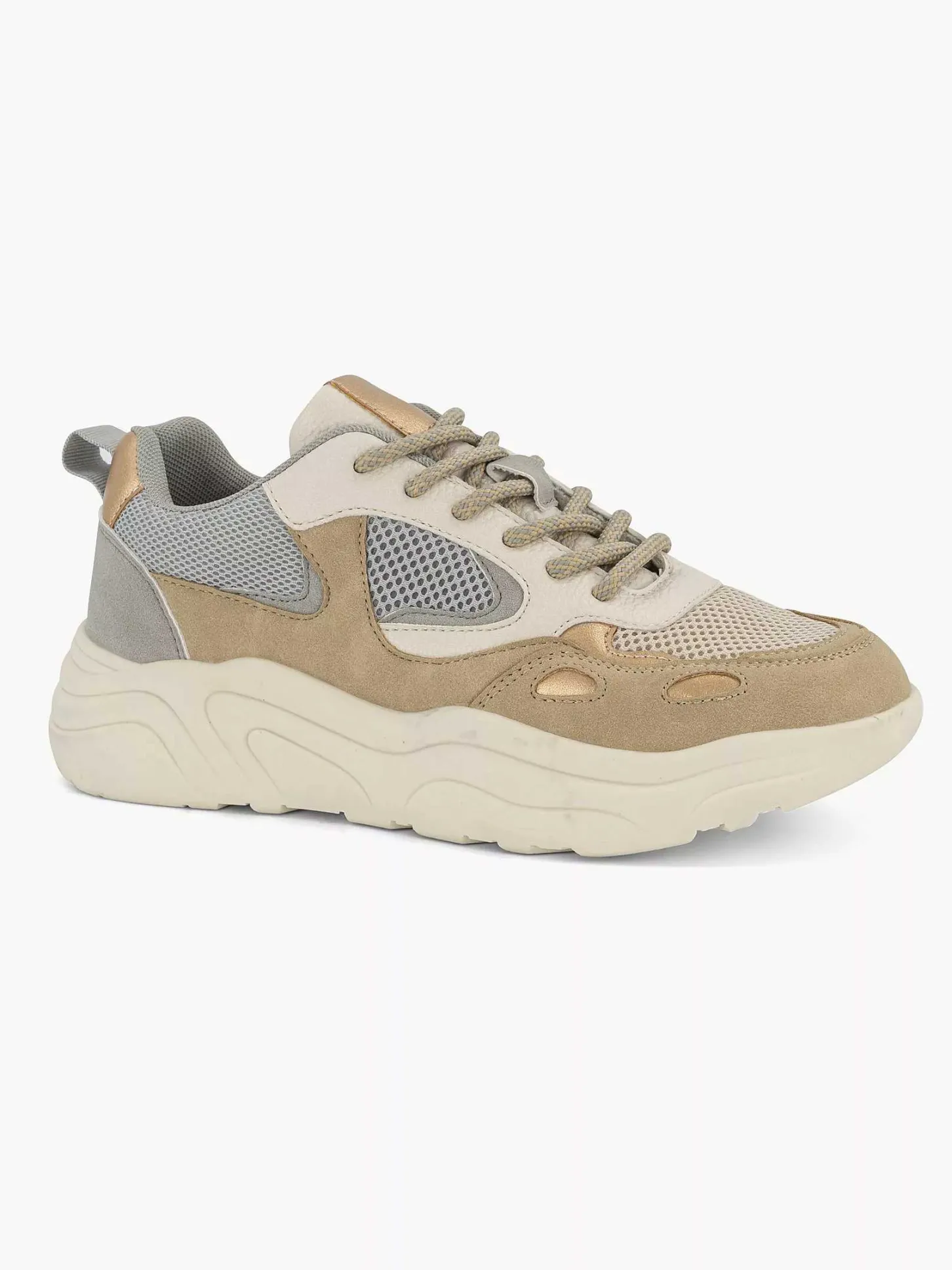 Hot Taupe Chunky Sneaker Dames Sneakers