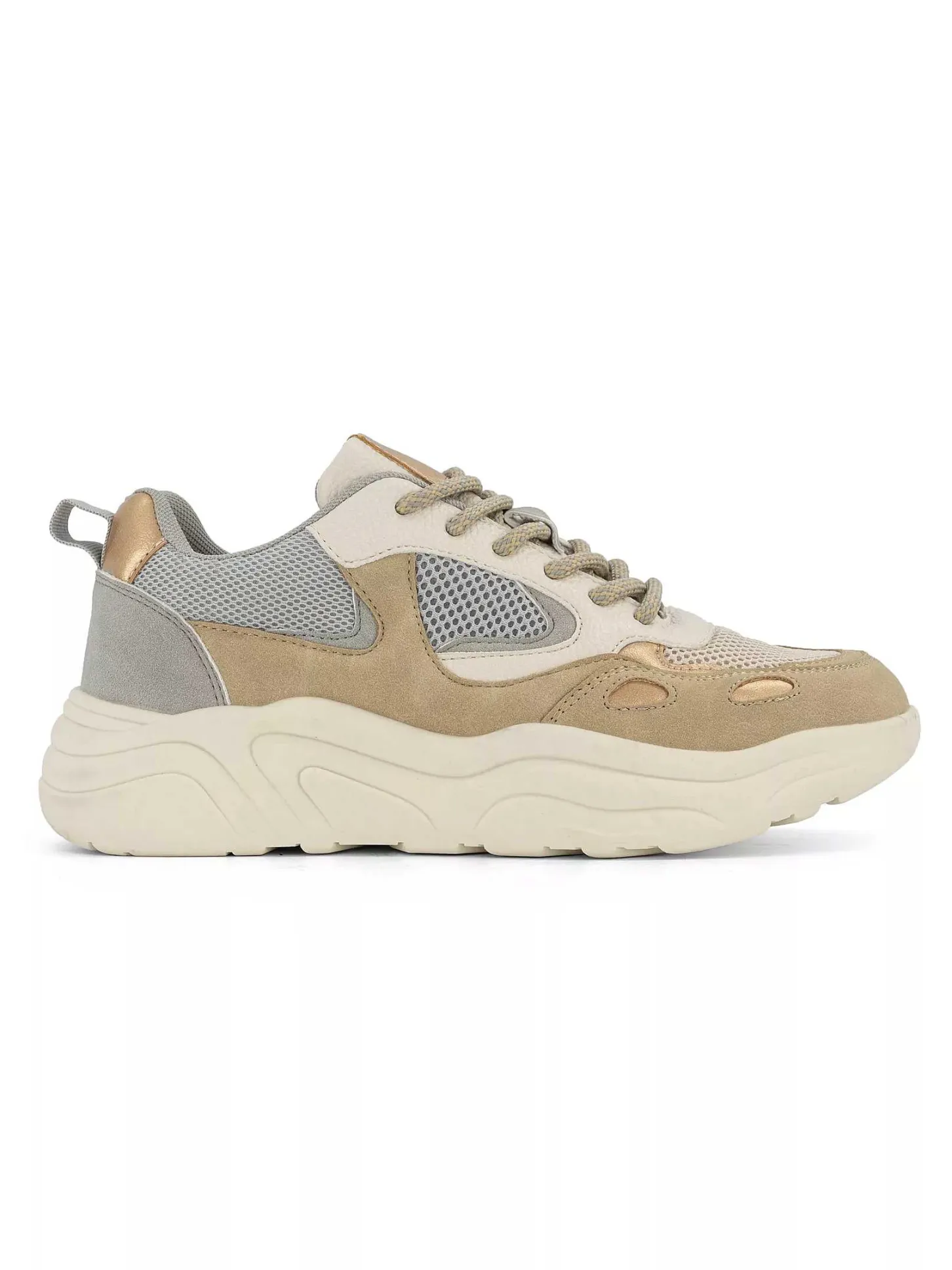 Hot Taupe Chunky Sneaker Dames Sneakers