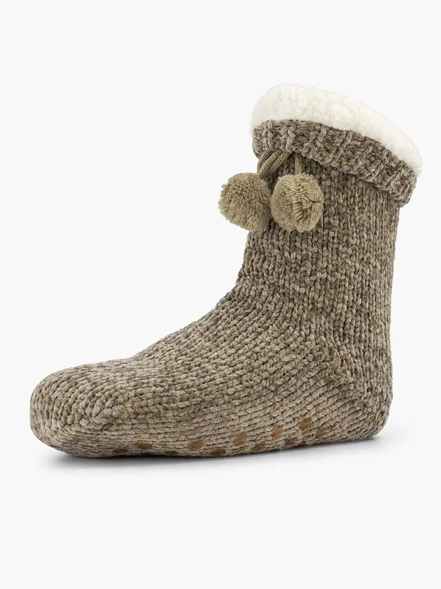 Discount Taupe Huissok 36-41 Dames Sokken