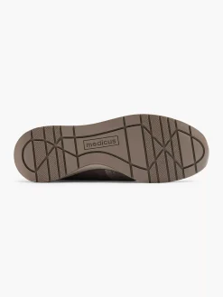 Sale Taupe Leren Comfort Sneaker Dames Comfort Schoenen