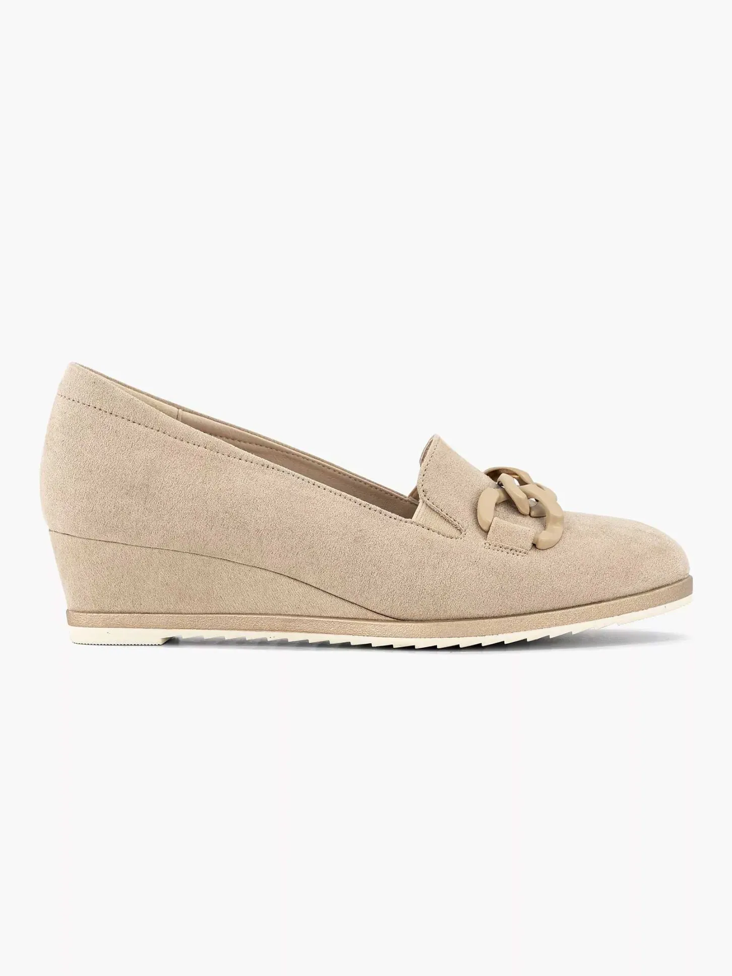 Taupe Pump Sleehak Dames Pumps