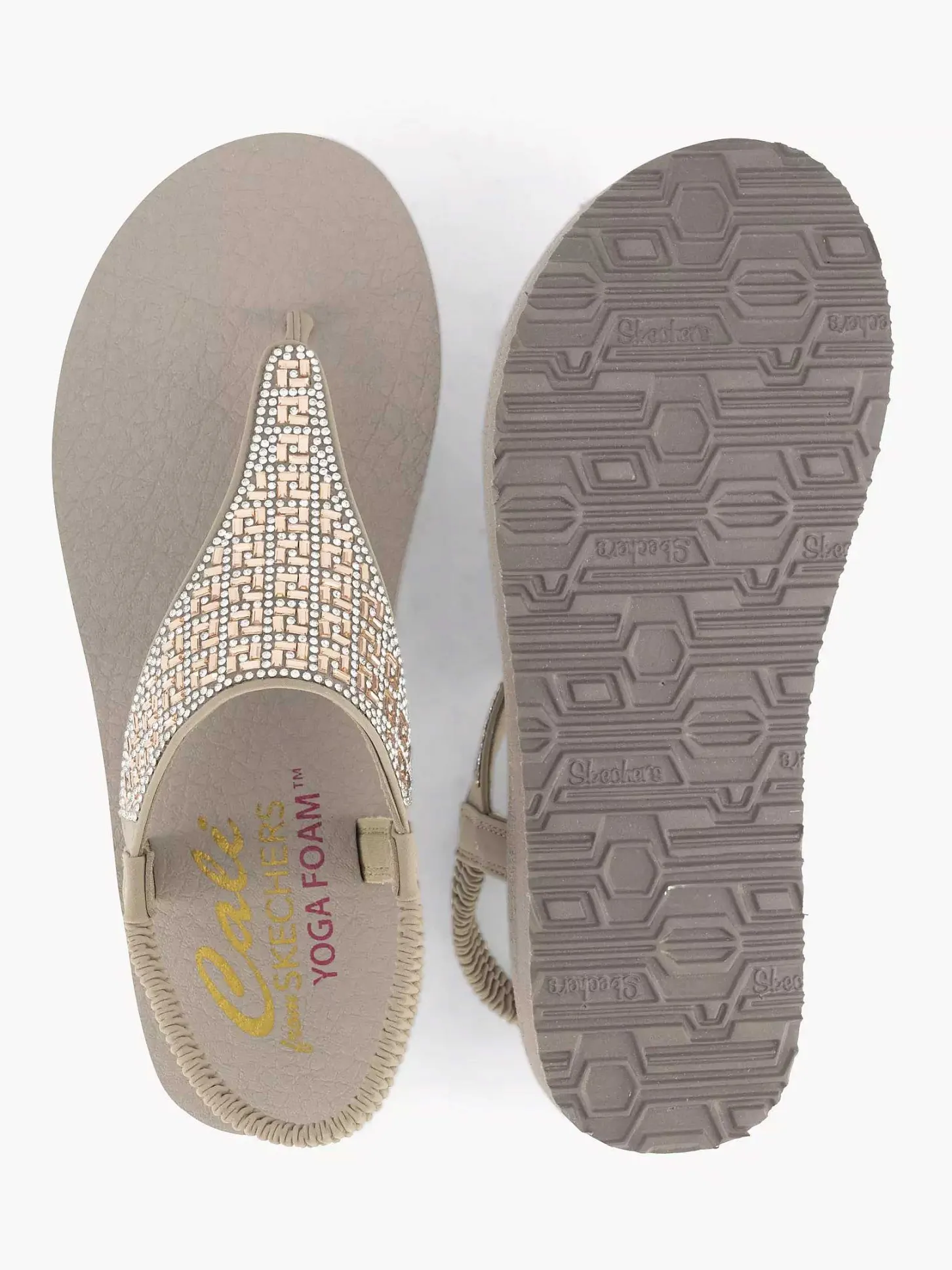 Discount Taupe Sandaal Dames Sandalen