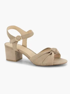 Taupe Sandalette Dames Sandalen