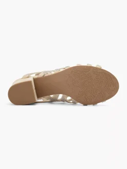 Online Taupe Sandalette Dames Sandalen