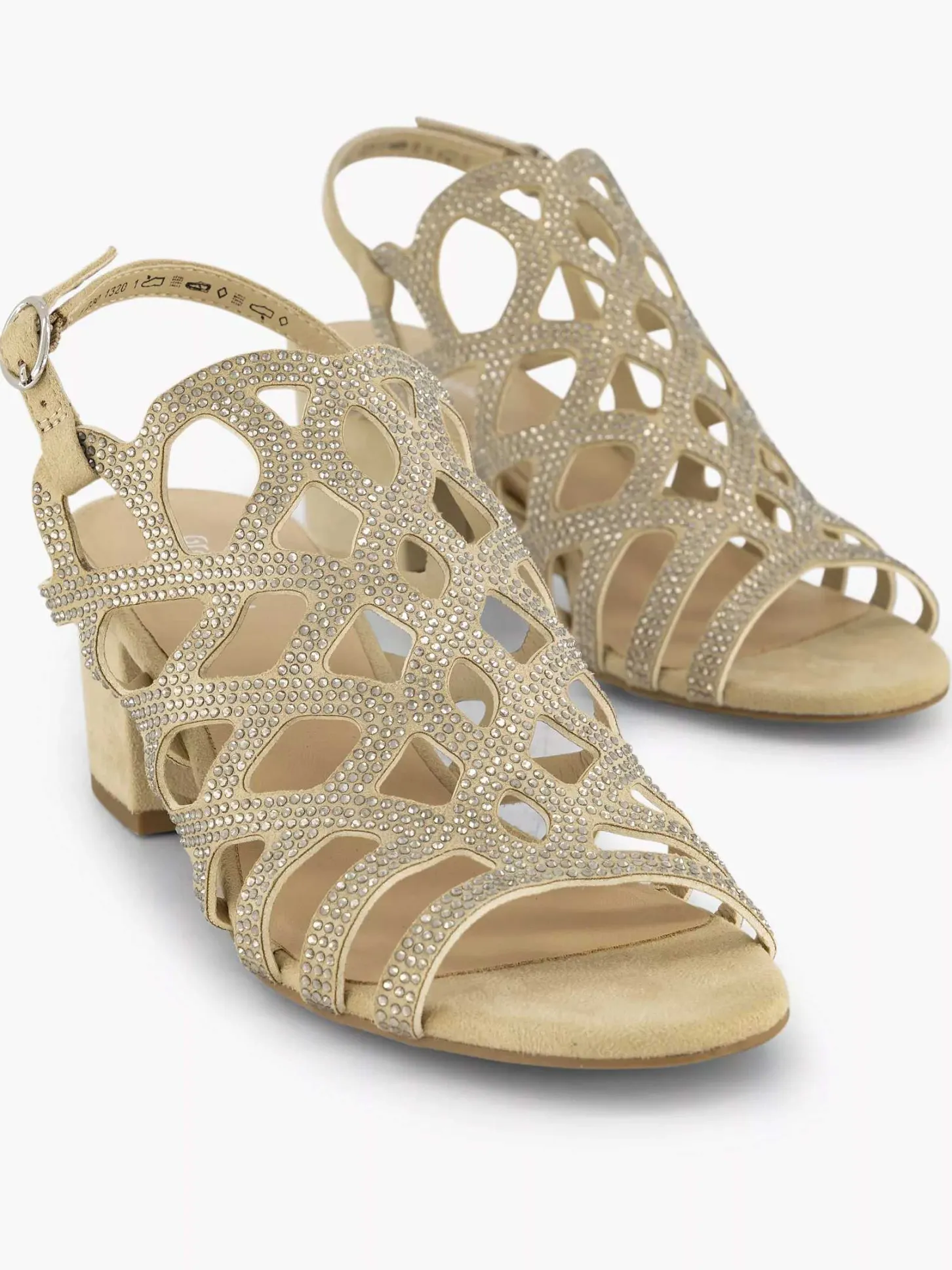 Online Taupe Sandalette Dames Sandalen