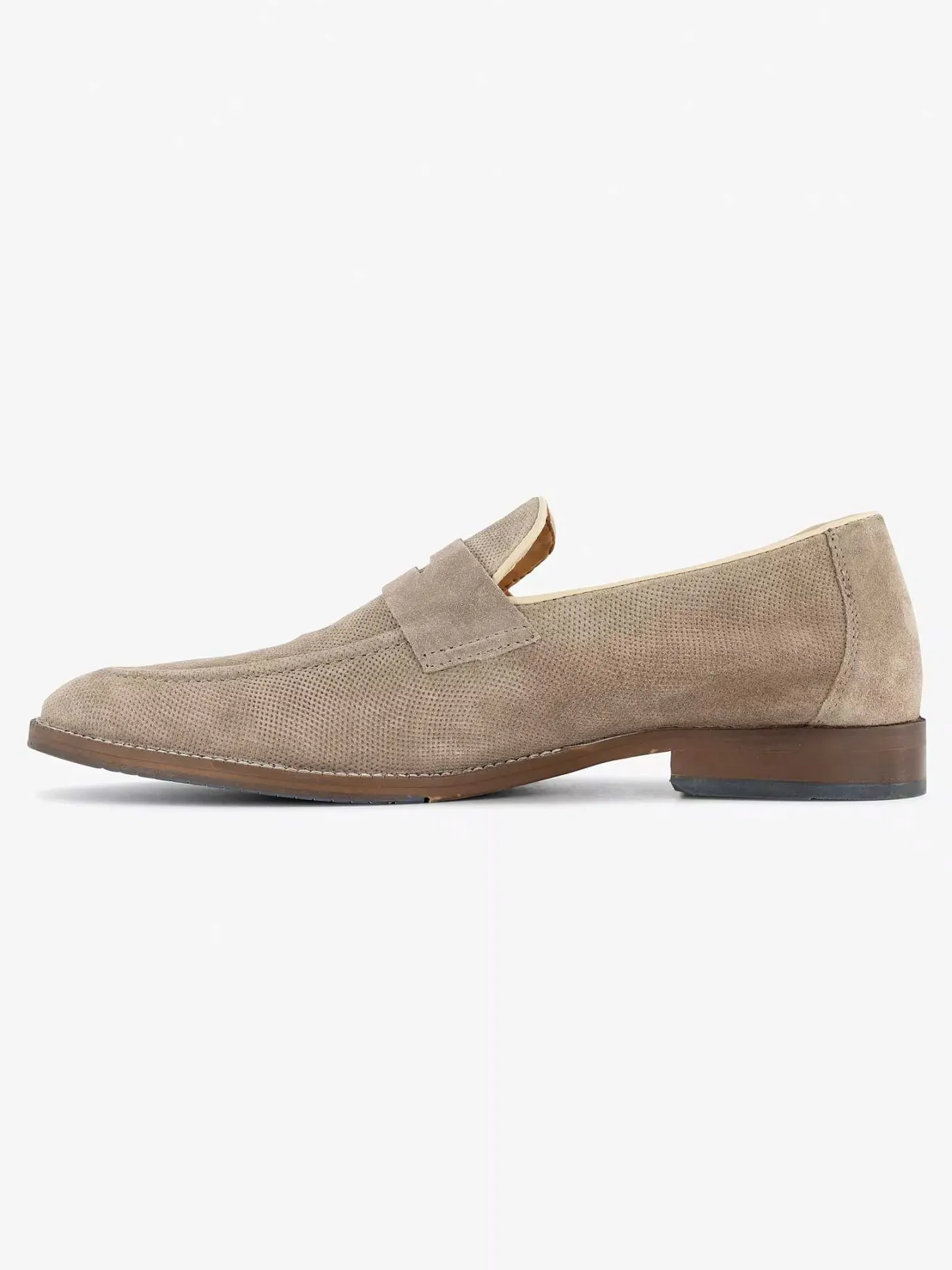 New Taupe Suede Instapper Heren Instappers