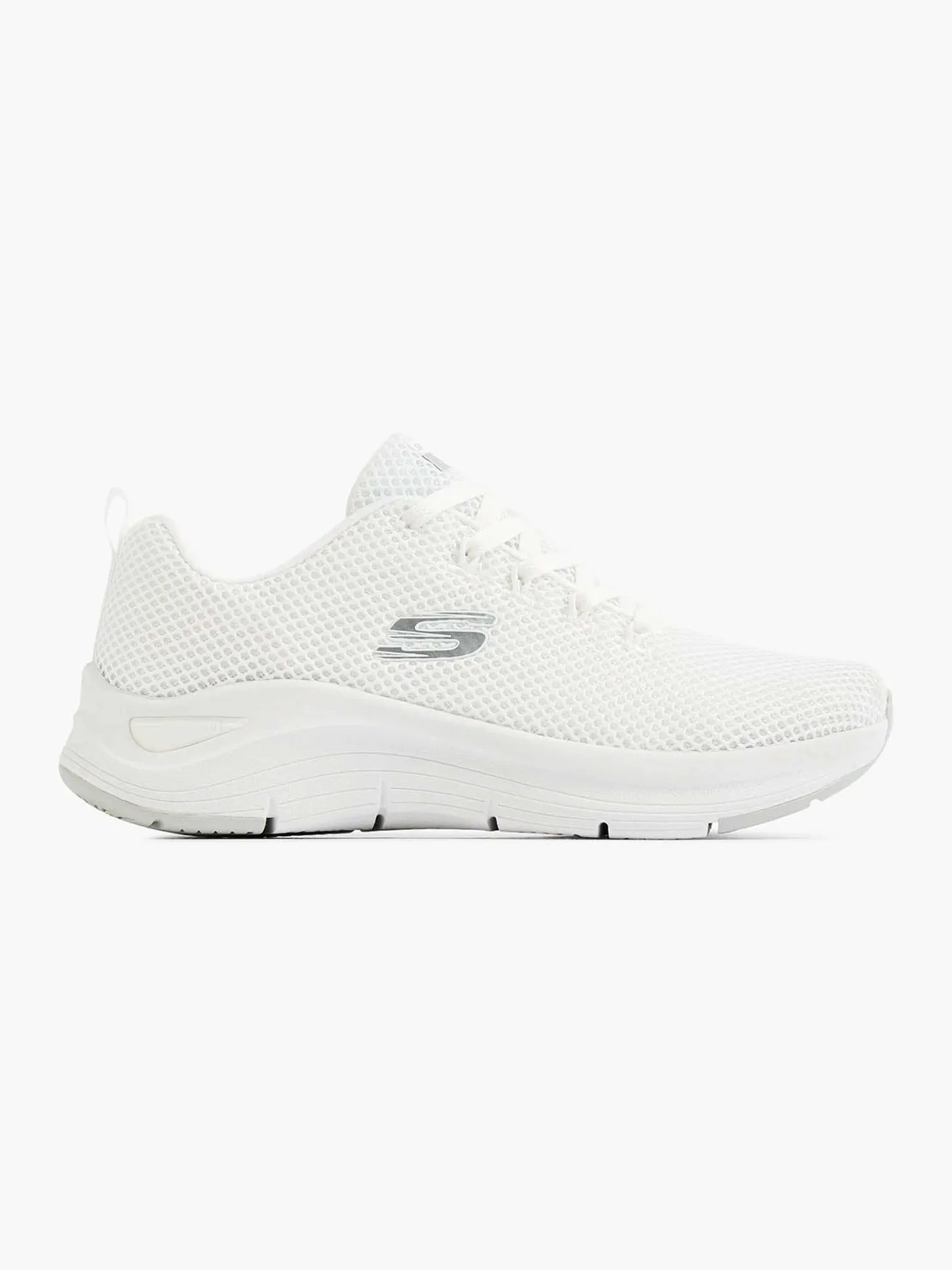 Witte Arch Comfort - Natural Flutter Dames Sneakers