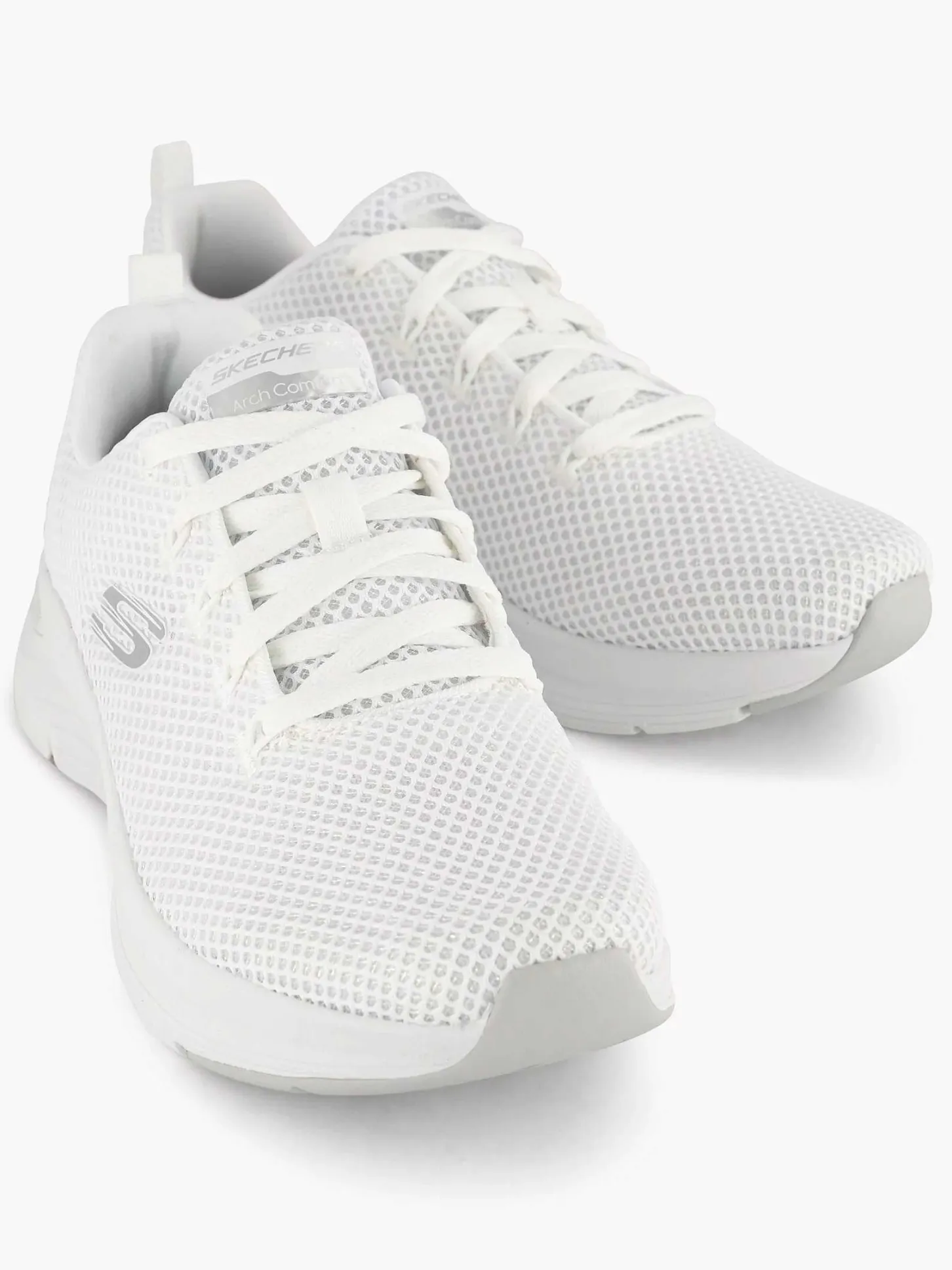 Witte Arch Comfort - Natural Flutter Dames Sneakers