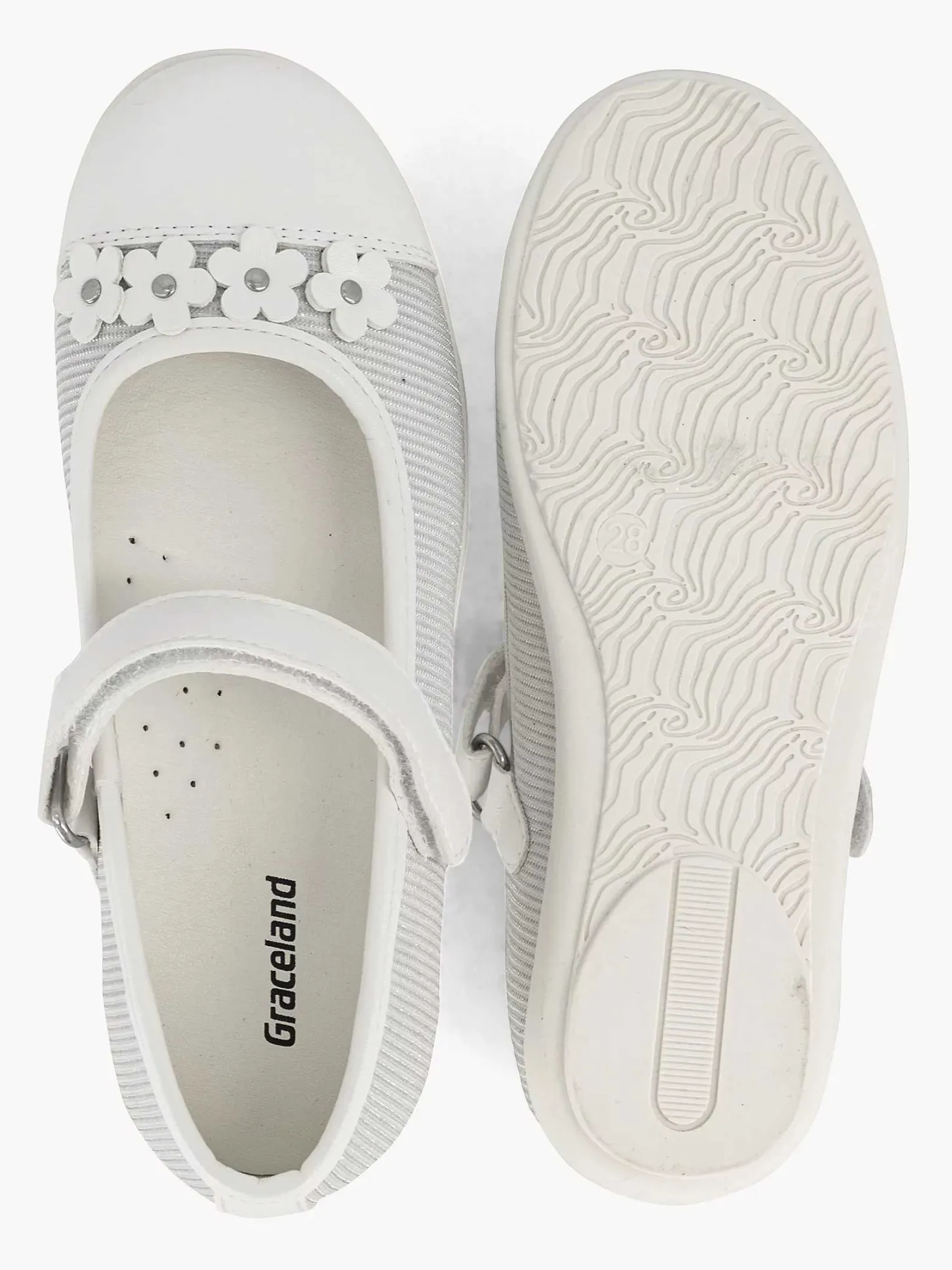 Hot Witte Ballerina Bloemen Kinderen Babyschoenen
