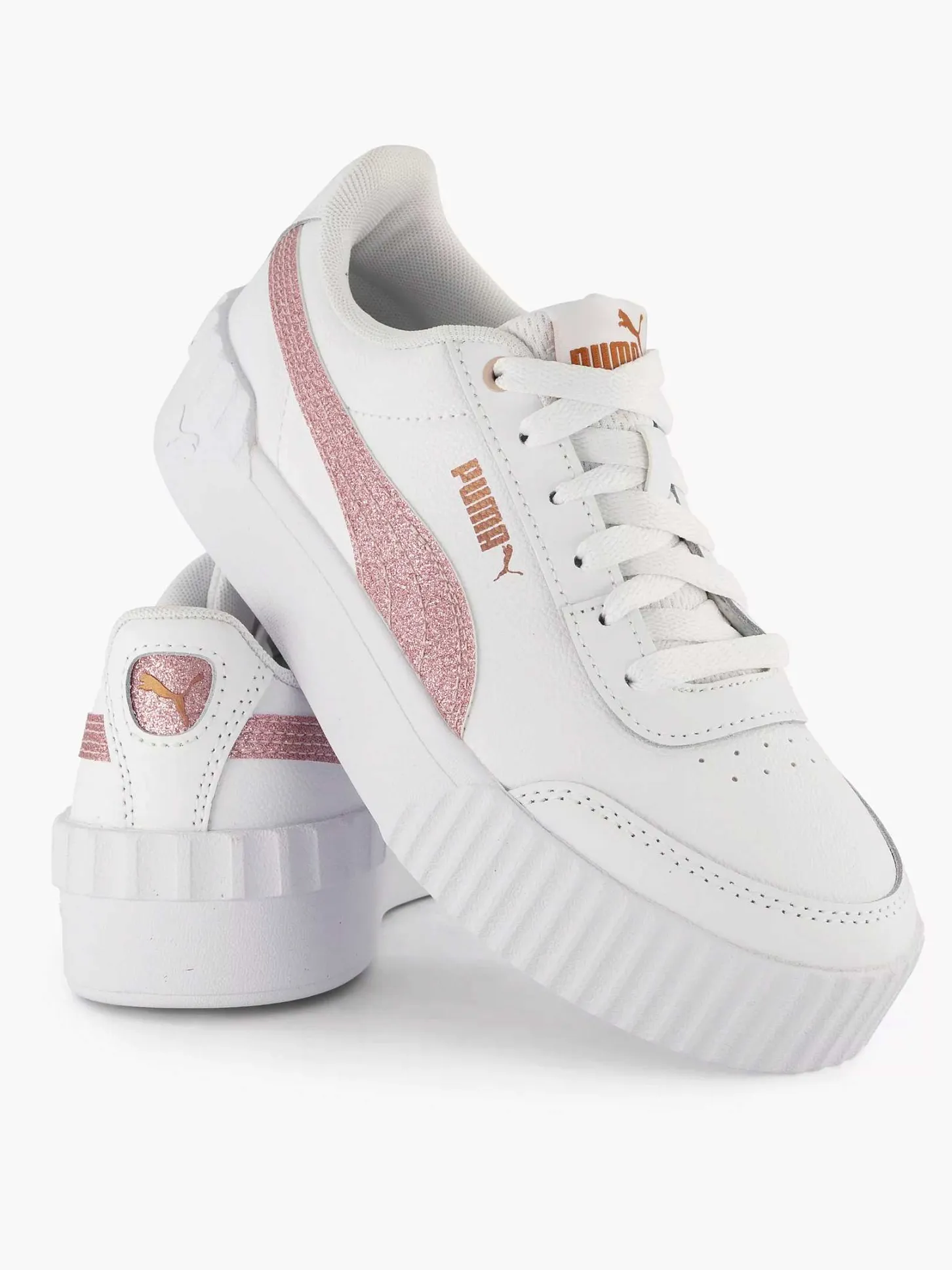 New Witte Carina Lift Glitz Jr Kinderen Jongensschoenen