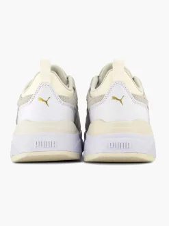 Clearance Witte Cassia Laser Cut Dames Sneakers