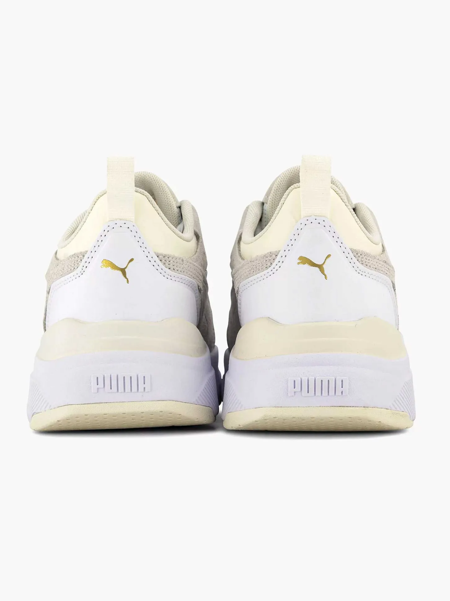 Clearance Witte Cassia Laser Cut Dames Sneakers