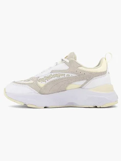 Clearance Witte Cassia Laser Cut Dames Sneakers