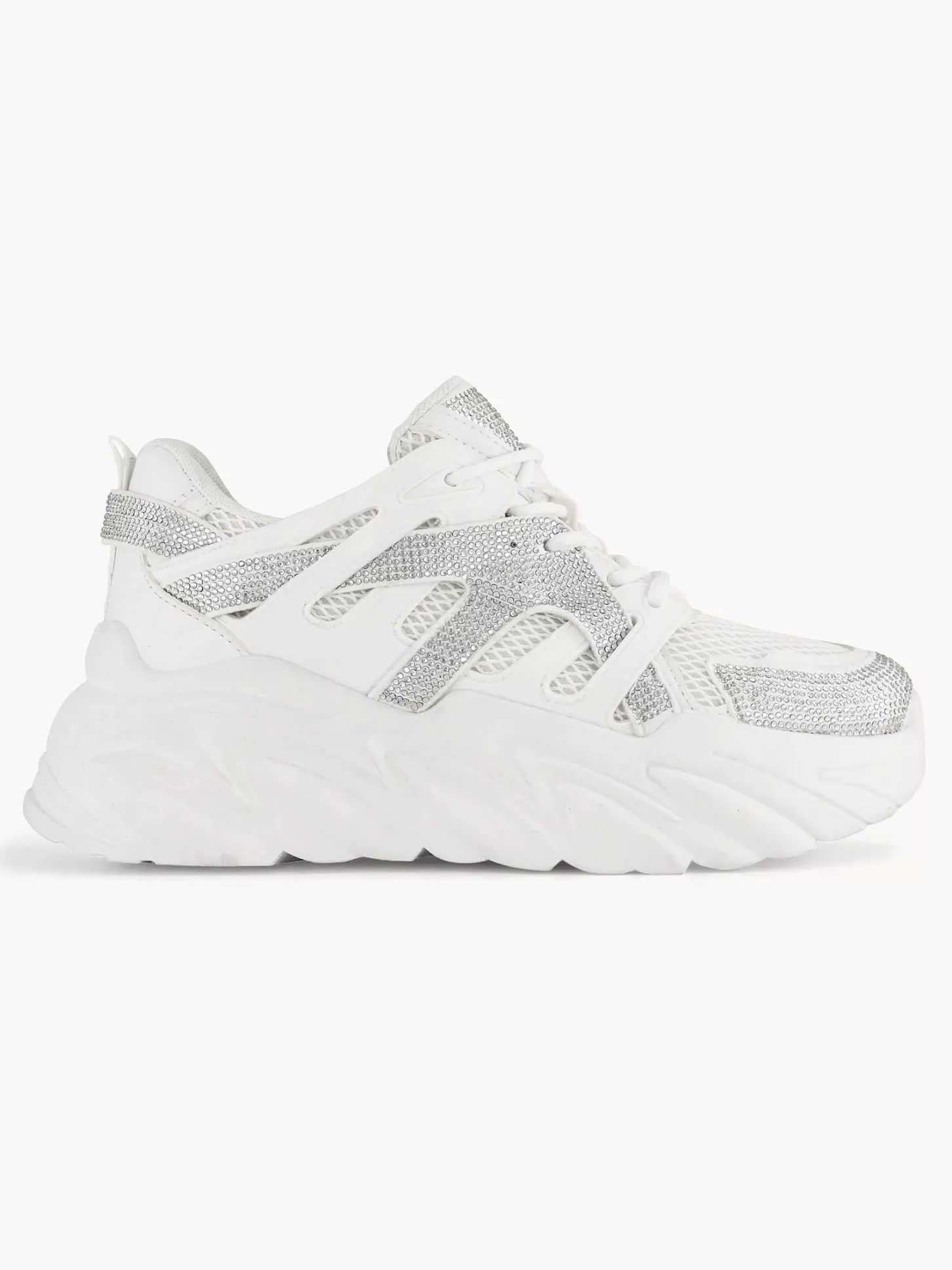 Discount Witte Chunky Sneaker Dames Sneakers