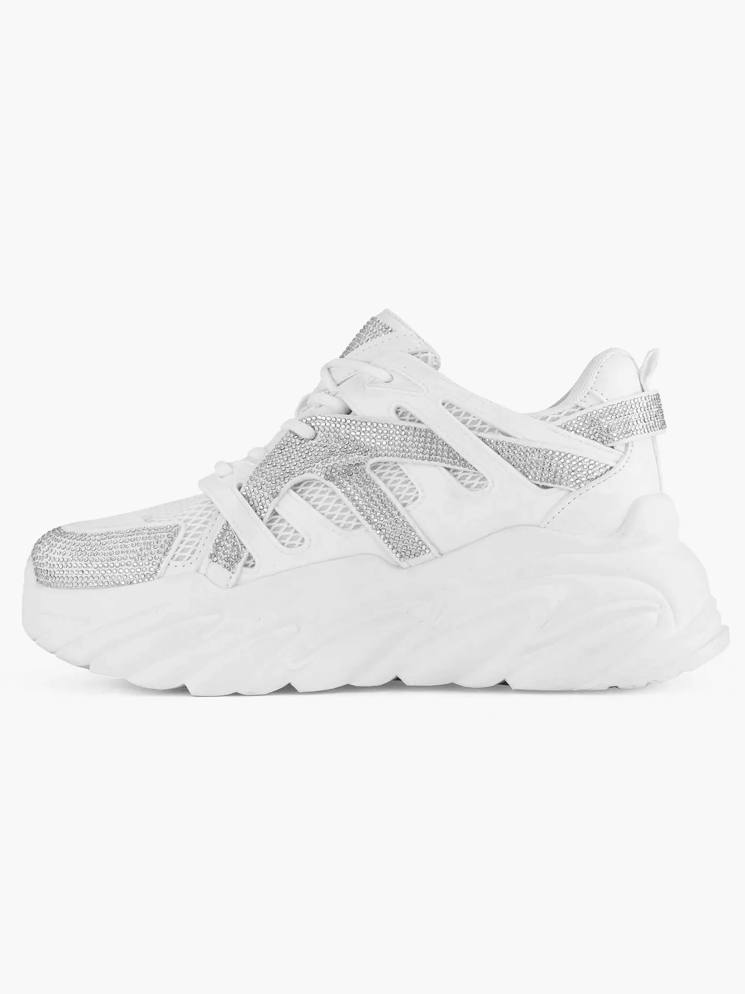 Discount Witte Chunky Sneaker Dames Sneakers