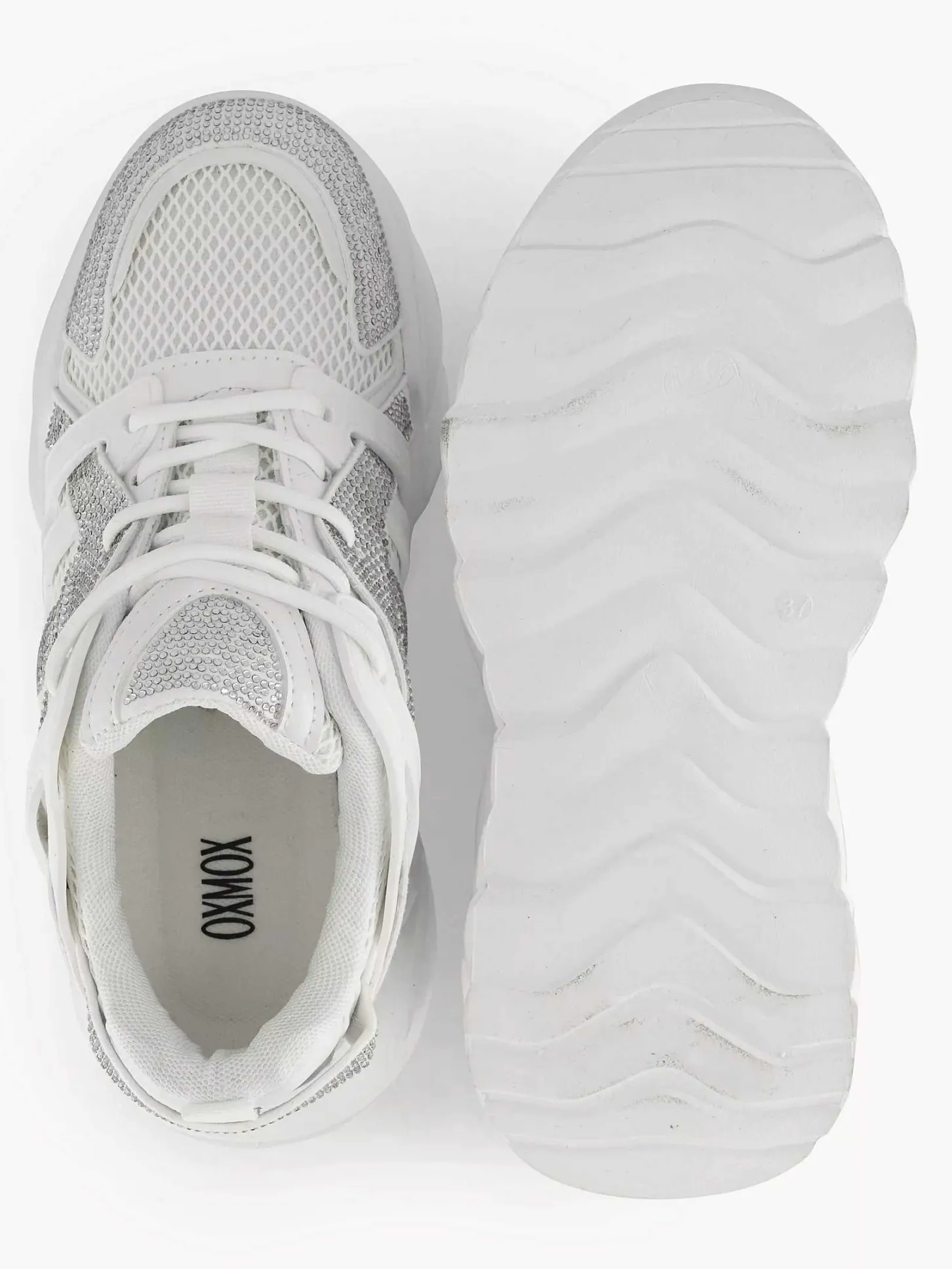 Discount Witte Chunky Sneaker Dames Sneakers