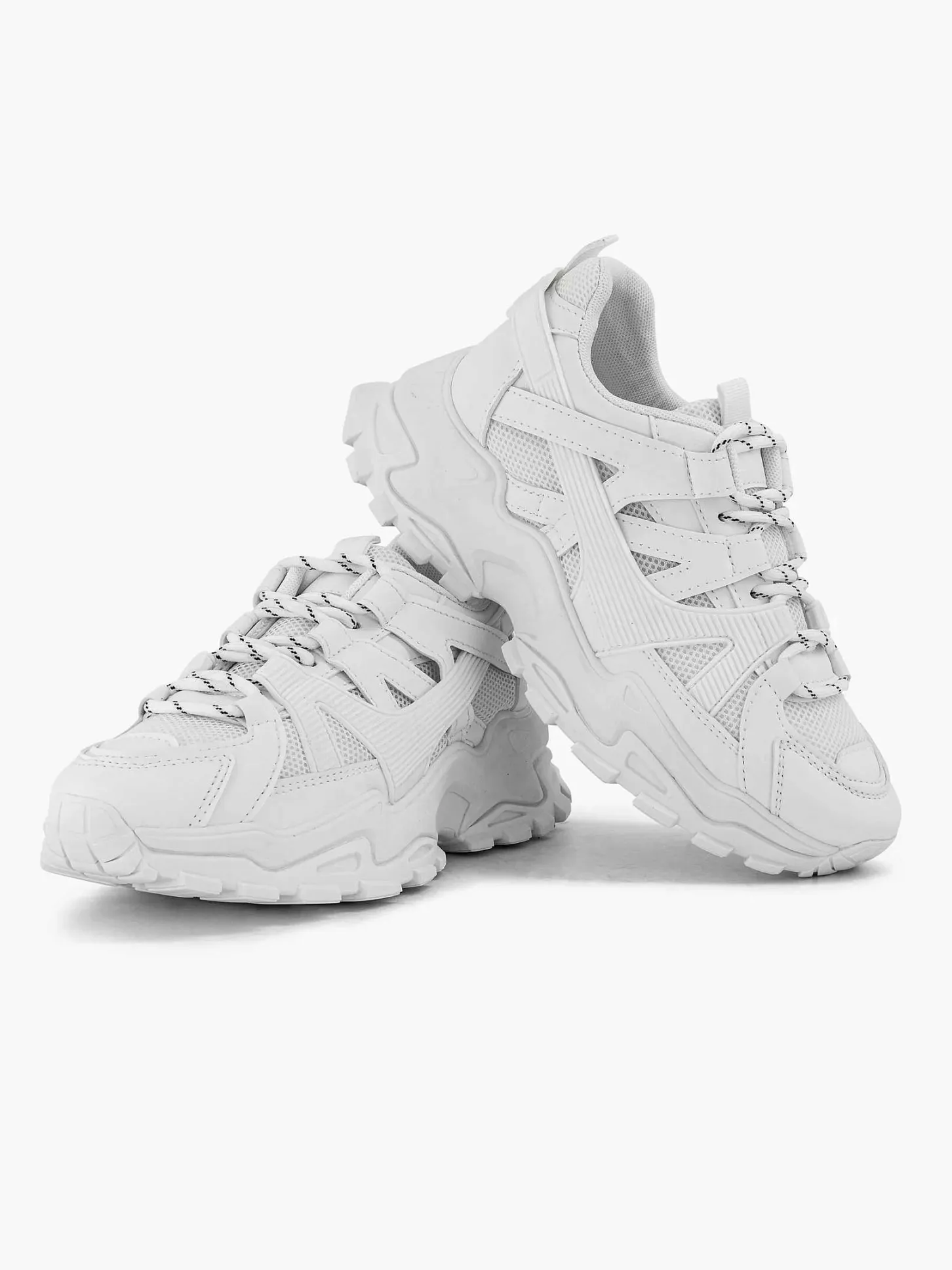 Outlet Witte Chunky Sneaker Dames Sneakers