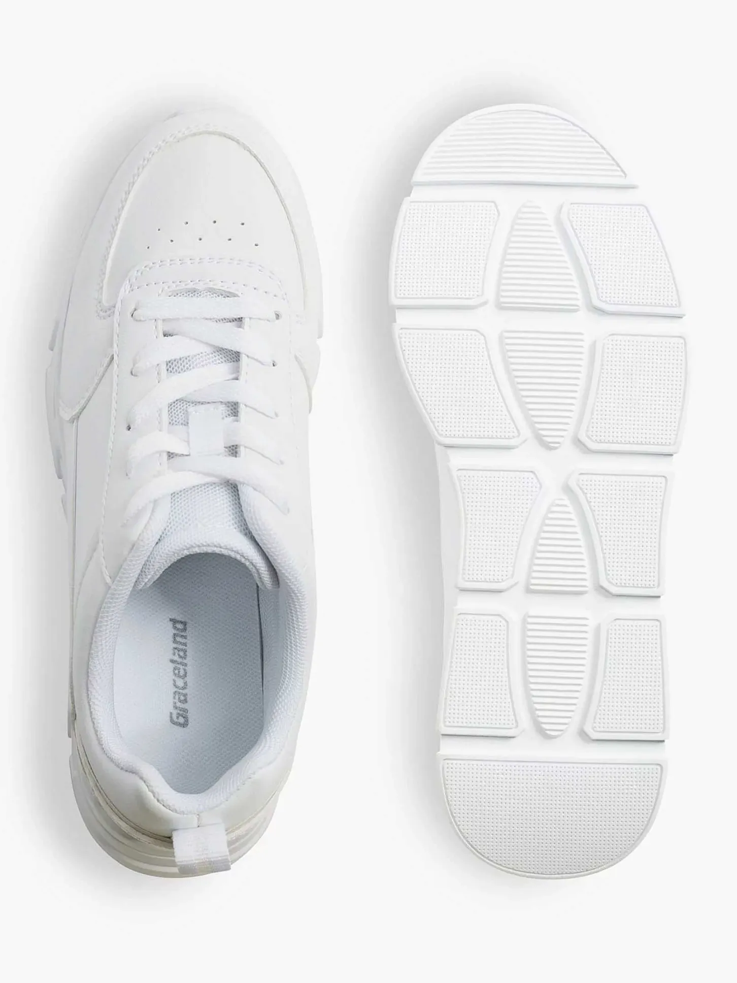 Discount Witte Chunky Sneaker Dames Sneakers