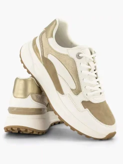 Best Witte Chunky Sneaker Glitter Dames Sneakers