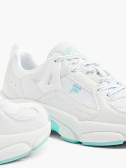 Discount Witte Chunky Sneaker Turqoise Zool Dames Sneakers
