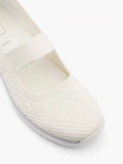 New Witte Comfort Instapper Dames Comfort Schoenen