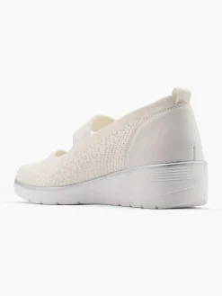 New Witte Comfort Instapper Dames Comfort Schoenen