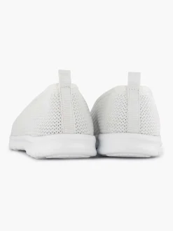 Outlet Witte Comfort Instapper Dames Comfort Schoenen