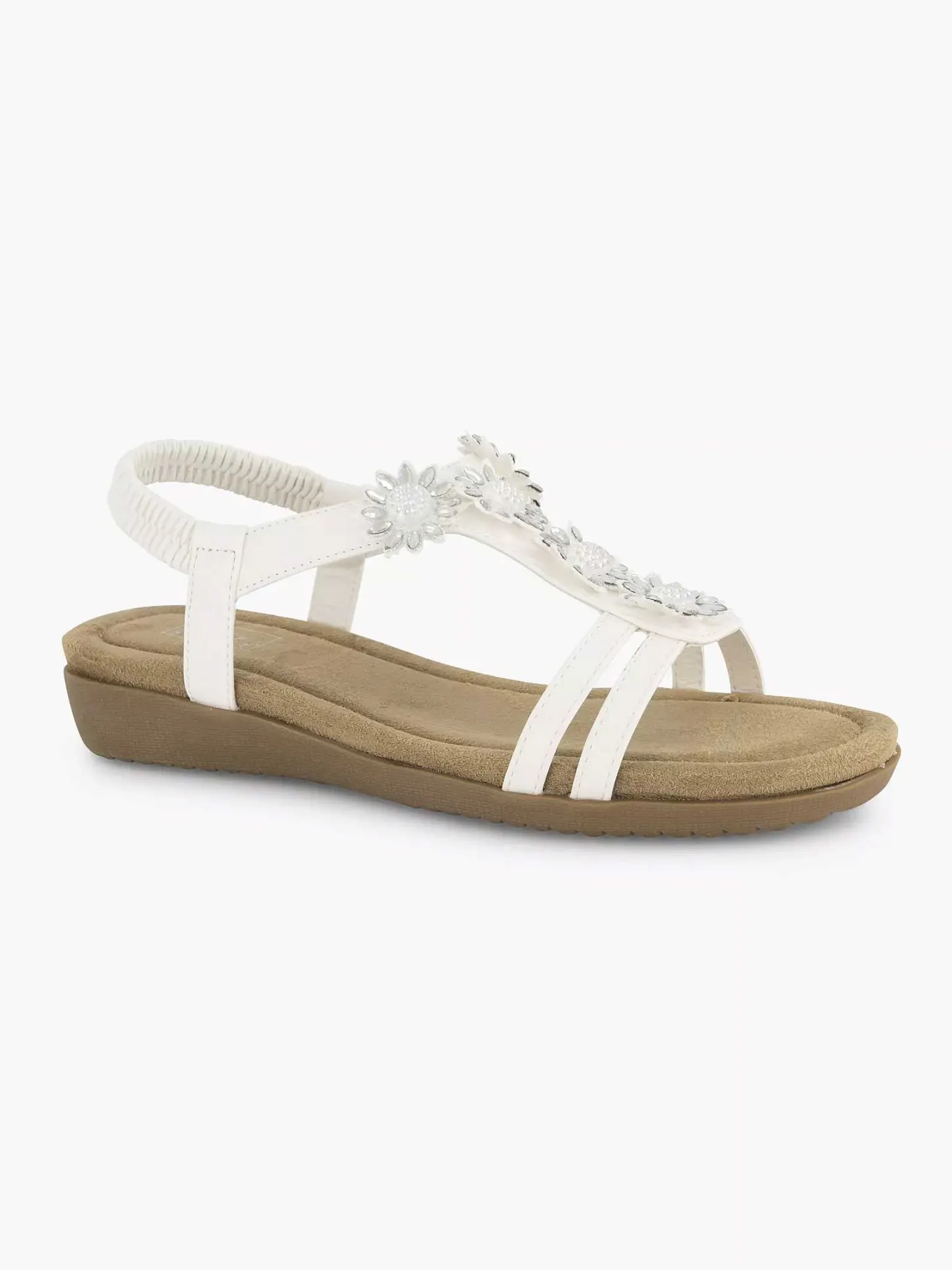 Discount Witte Comfort Sandaal Dames Comfort Schoenen