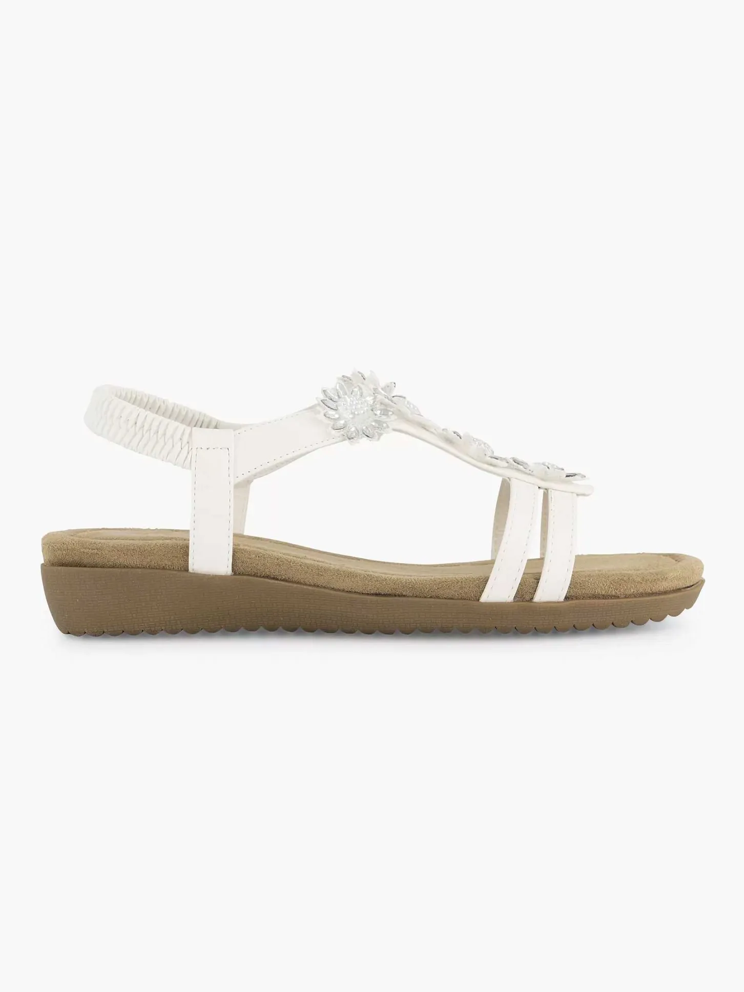 Discount Witte Comfort Sandaal Dames Comfort Schoenen