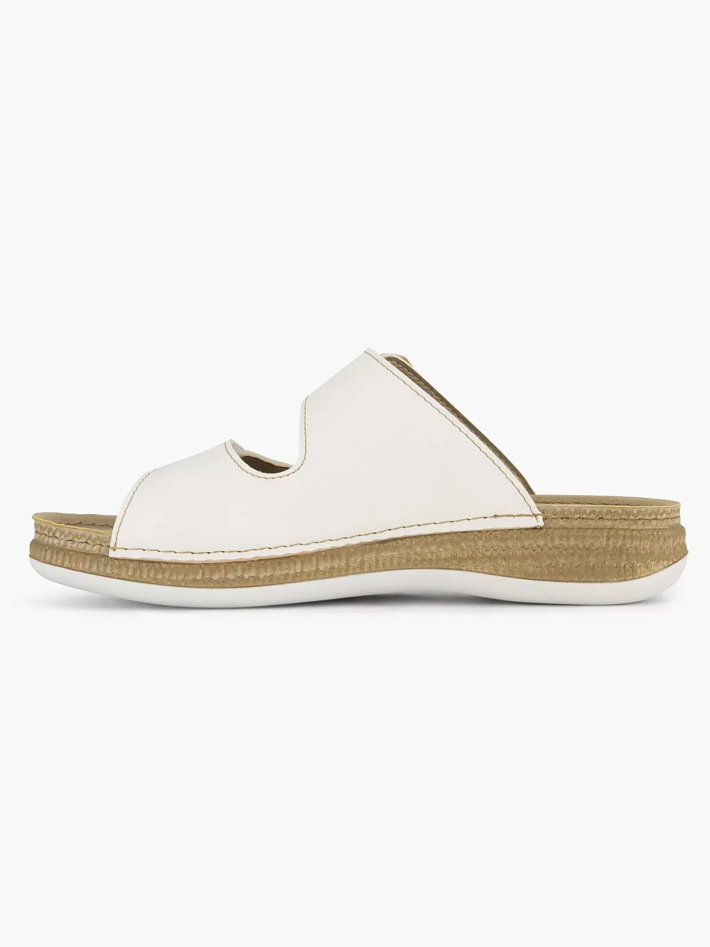 Clearance Witte Comfort Slipper Dames Comfort Schoenen