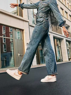 Clearance Witte Court Vision Dames Sneakers