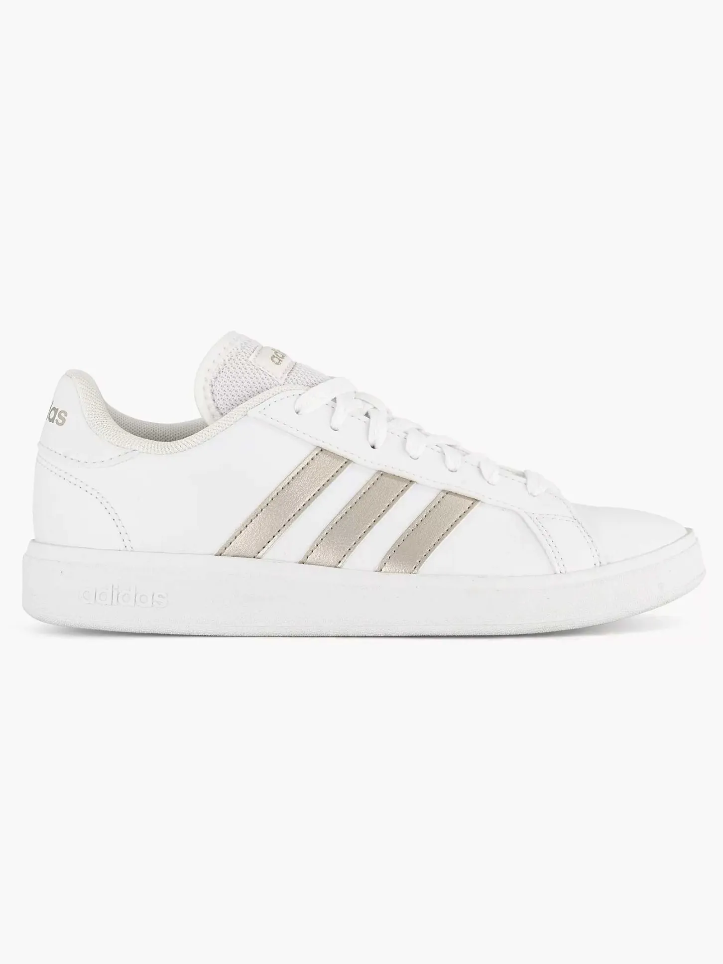 Discount Witte Grand Court Base 2.0 Dames Sneakers