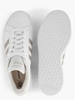 Discount Witte Grand Court Base 2.0 Dames Sneakers