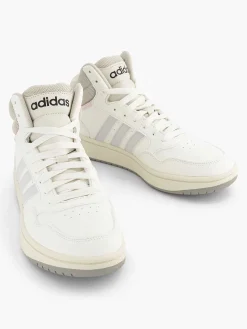 Discount Witte Hoops 3.0 Mid Dames Sneakers