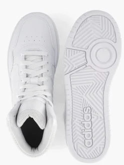 Hot Witte Hoops Mid 3.0 K Kinderen Jongensschoenen